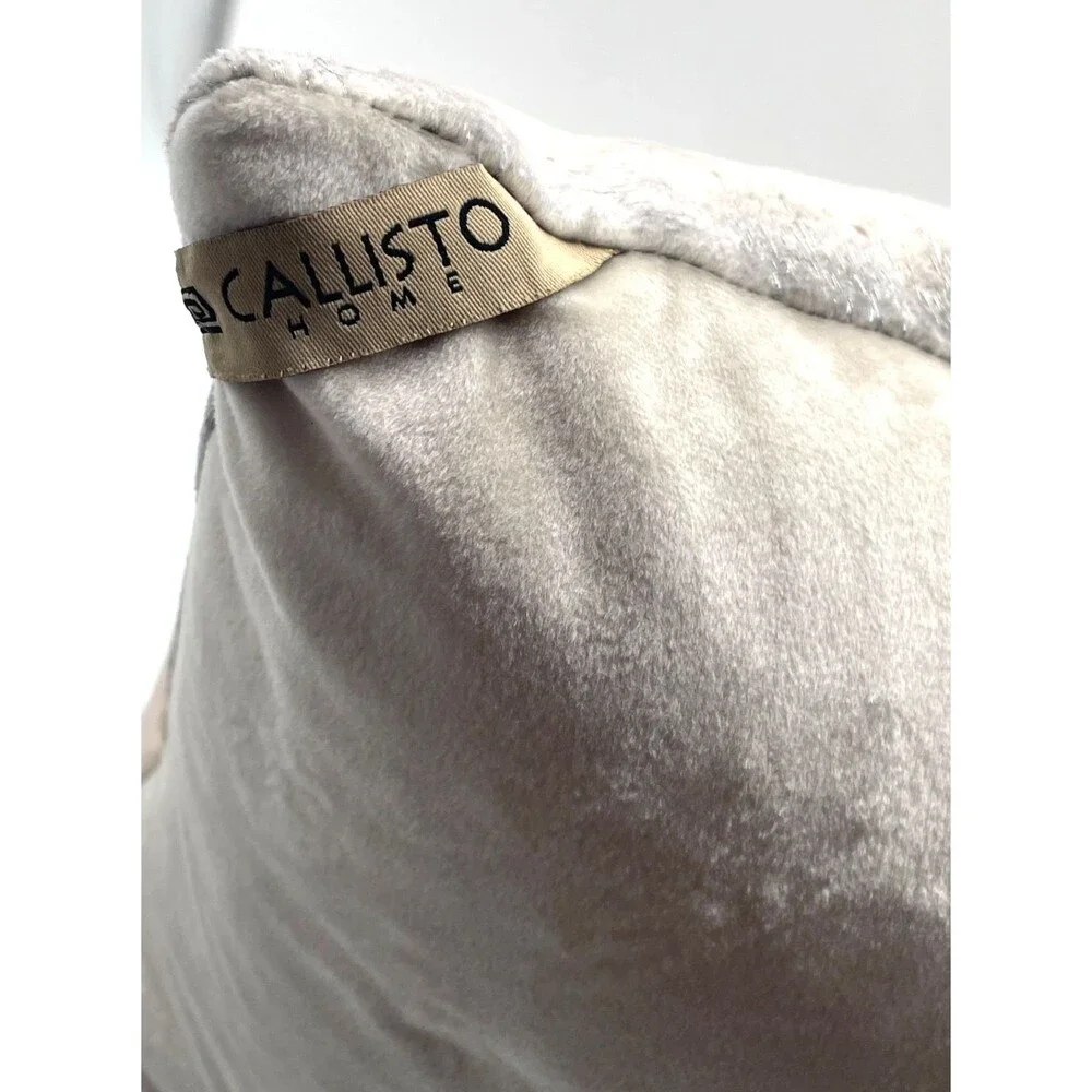 Callisto Home Decorative Lumbar Pillow with Feather Fill 24x14